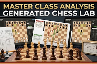 provide a detailed, text based chess game analysis