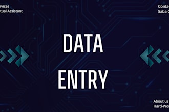 do accurate data entry