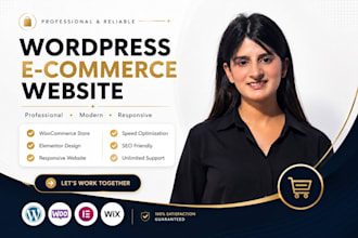 design a modern responsive wordpress ecommerce store