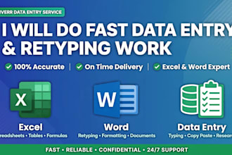 do data entry and copy paste work very fast