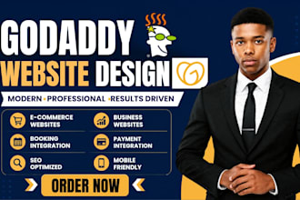 design godaddy website redesign godaddy website on godaddy website builder, seo