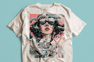 design custom typography t shirt and graphic t shirt