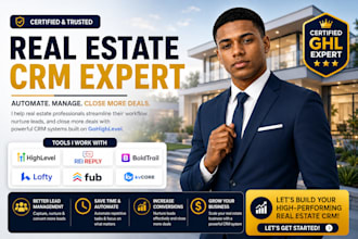 do real estate crm lofty crm, boldtrail, kvcore, gohighlevel, follow up boss