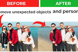 remove unwanted objects or replace people and objects