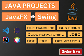 develop and debug you java, javafx, swing projects