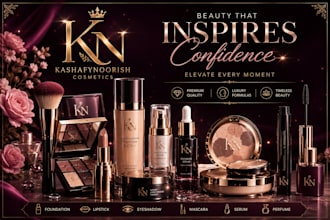 create luxury products advertisement posters for brands