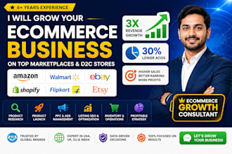 manage all ecom channels can do all operational work wms ams listings etc
