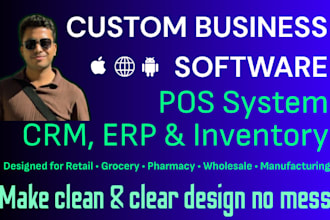 build erp CRM pos software for your business