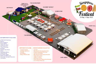 design event maps, festival maps, fairground maps and venue maps