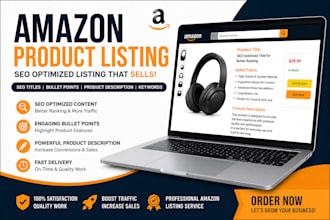 create amazon product listing