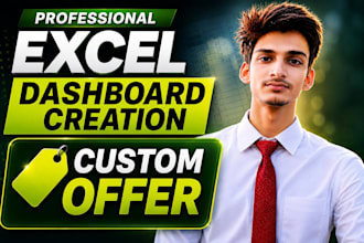 design professional excel dashboard ,KPI and analysis