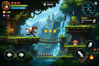 develop a cross platform game for web, android, and ios