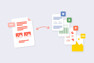 convert PDF files to word, excel and editable documents