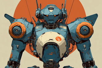 illustrate your mecha, robot and armored characters