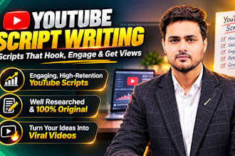 your professional youtube scriptwriter for rapid channel growth