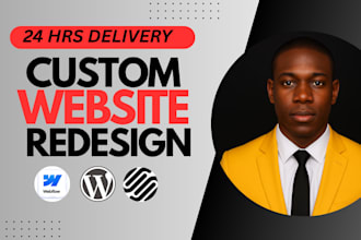 design redesign your wordpress wix or squarespace website in 24 hrs