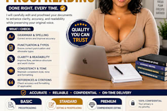 professionally edit and proofread your documents