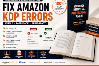 do amazon kdp errors, kdp paperback formatting and kdp book formatting errors