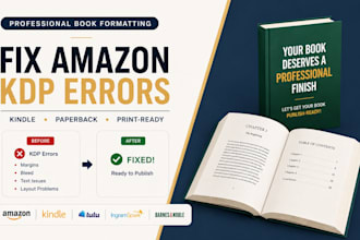 do amazon kdp errors, kdp paperback formatting and kdp book formatting errors