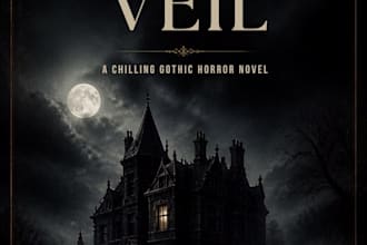 design a premium horror book cover