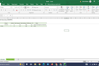 perform stock audit, inventory reconciliation, and data analysis