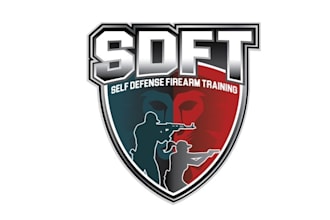 design memorable fire arm training school logo