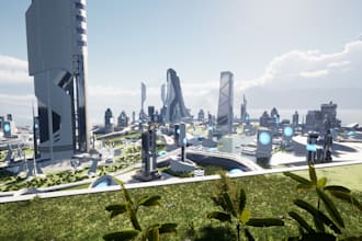 build complete unreal engine 5 level and gameplay prototype