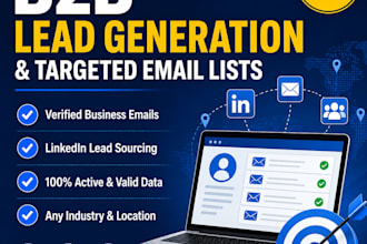 do b2b lead generation and targeted email list building
