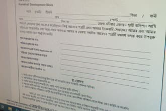 excel data entry and typing work