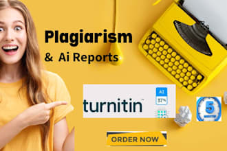 check plagiarism and ai report in any language urgently