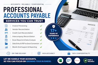 do accounts payable, invoice processing, and vendor reconciliation