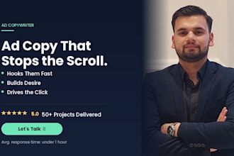 write high converting ad copy for social and search ads