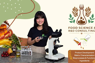 do food science research, product development, and foodtech consulting
