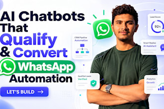 build whatsapp automation chatbot for lead qualification