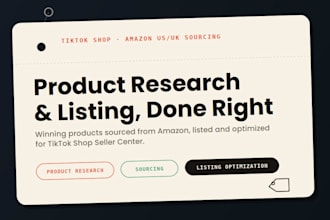 do tiktok shop product hunting and listing optimization
