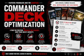 optimize and playtest your commander deck