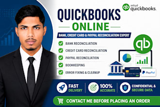 be your quickbooks bank  reconciliation expert