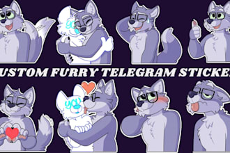 draw nsfw furry sticker furry telegram stickers discord animated stickers GIF