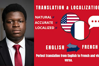 translate your english book to french
