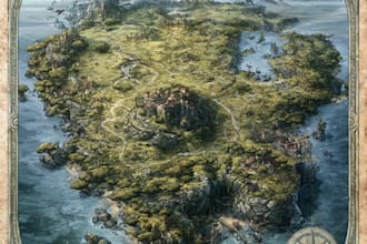 draw a custom map for fantasy, scifi, book or boardgame