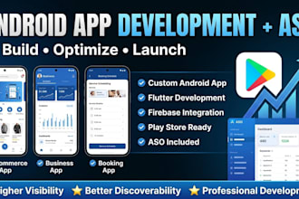 develop aso optimized android and flutter app