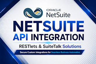 develop netsuite API integration, restlets, and suitetalk solutions
