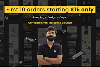 manage klaviyo or omnisend email marketing for your brand