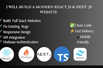 develop a custom nextjs website with firebase integration