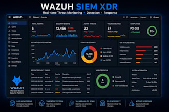 set up wazuh siem and xdr for advanced threat detection
