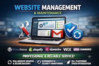 provide wordpress maintenance, wordpress update, support, and rebuild wordpress