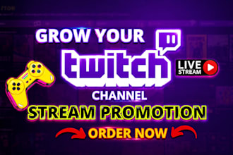 organically promote twitch channel increase live viewers chatter twitch partner