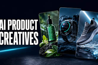 create custom ai product ad creatives for ecommerce brands