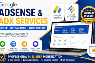 provide adsense and google ad manager adx services