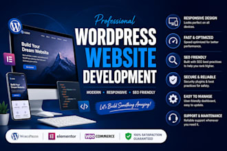 design and develop a SEO friendly wordpress website